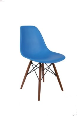 D2.DESIGN Krzesło P016W PP niebieskie/dark