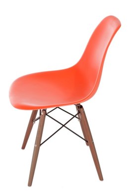 D2.DESIGN Krzesło P016W PP pomarańcz/dark