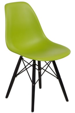 D2.DESIGN Krzesło P016W PP zielone/black