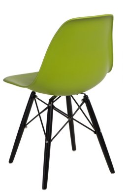 D2.DESIGN Krzesło P016W PP zielone/black