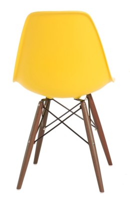 D2.DESIGN Krzesło P016W PP żółte/dark