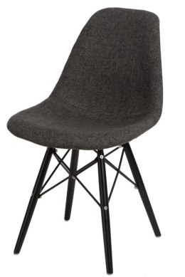D2.DESIGN Krzesło P016W Pattern szar-pepitka/black