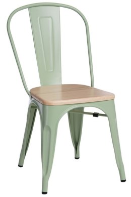 D2.DESIGN Krzesło Paris Wood zielone sosna natural