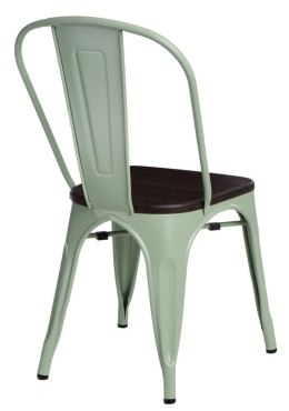 D2.DESIGN Krzesło Paris Wood zielone sosna szczot.