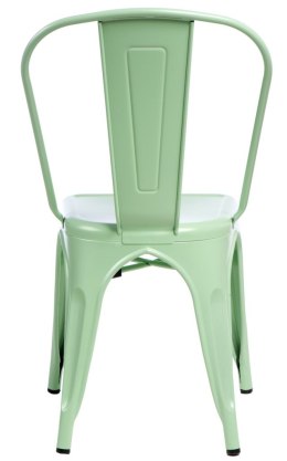 D2.DESIGN Krzesło Paris zielone inspirowane Tolix