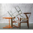D2.DESIGN Krzesło Wicker Naturalne pomarańczowy in spirowany Wishbone poekspozycji