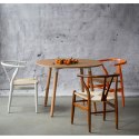 D2.DESIGN Krzesło Wicker lite drewno bukowe Naturalne siedzisko plecionka ze sznurka jutowego Naturalny inspirowane Wishbone
