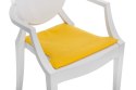 Intesi Poduszka na krzesło Royal żółta