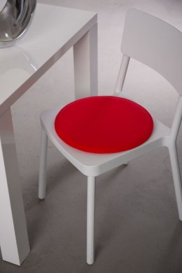 Intesi Poduszka na krzesło okrągła czerwona