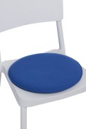 Intesi Poduszka na krzesło okrągła niebieska