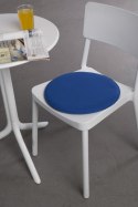 Intesi Poduszka na krzesło okrągła niebieska
