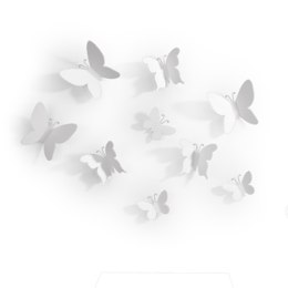 Umbra b.v. Zestaw dekoracyjny Mariposa biały