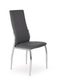 Halmar K238 krzesło do jadalni popielate ekoskóra/metal