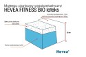 Materac z lateksem Hevea Fitness Bio Lateks 200x120 (Tencel Silky Feeling)