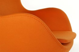 D2.DESIGN Fotel Jajo pomarańczowy kaszmir 11 Premium