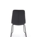 Halmar K321 krzesło stelaż - czarny, tapicerka - popielaty / czarny