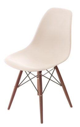 D2.DESIGN Krzesło P016W PP beige/dark