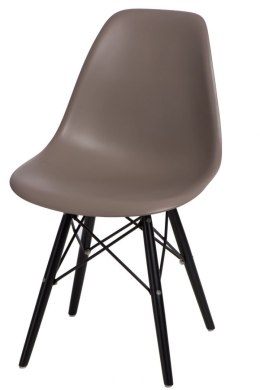 D2.DESIGN Krzesło P016W PP mild grey/black