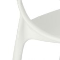 D2.DESIGN oryginalne Krzesło Lexi białe tworzywo PP, insp. Master chair