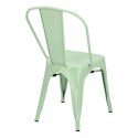 D2.DESIGN Krzesło Paris zielone inspirowane Tolix
