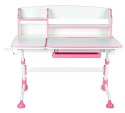 Fun Desk Amare II Pink biurko regulowane różowe