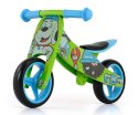 Milly Mally Pojazd Jake Bob 2w1 Zielono Niebieski drewniany Chodzik Pchacz rowerek ogranicznik skrętu reg. wysokość siodełka