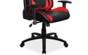 SIGNAL FOTEL OBROTOWY SUPRA CZARNY/CZERWONY 140 kg gamingowy krzesło do biurka Gamingowe