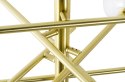 King Home Lampa wisząca ASTRO złota - aluminium, klosze szkło G4