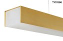 MOOSEE lampa wisząca LED WAND 80 - złota połączenie mosiądzu w kolorze złotym i aluminium w kolorze czarnym