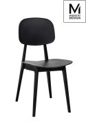 MODESTO nowoczesne krzesło ANDY czarne - polipropylen