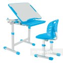 Fun Desk Piccolino III Blue zestaw biurko+krzesło Niebieski/Biały dla dziecka