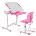 Fun Desk Piccolino III Pink zestaw biurko+krzesło Różowe Białe dla dziewczynki