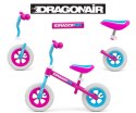 ROWEREK BIEGOWY Dragon Air Candy NIEBIESKO - RÓŻOWY REGULACJA wysokości siodełka i kierownicy 2 LATA + Milly Mally