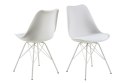 ACTONA Krzesło Eris PP białe/białe