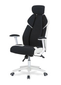 Halmar CHRONO fotel gabinetowy obrotowy biało-czarny Multiblock gamingowy krzesło do biurka Gamingowe