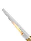 Lampa wisząca APOLLO 1 biała - szczotkowane złoto