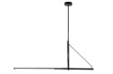 King Home Lampa wisząca STICK - LED metal akryl regulowana wysokość