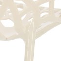D2.DESIGN Krzesło Coral Ivory