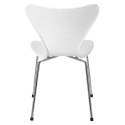 D2.DESIGN Krzesło Martinus białe tworzywo PP nogi metal chromowany do recepcji jadalni restauracji kuchni