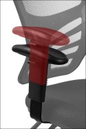 Fotel obrotowy HG-0001H ZIELONY - krzesło biurowe do biurka - TILT, ZAGŁÓWEK