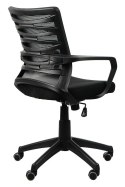 Fotel obrotowy KB-2022 SZARY - krzesło biurowe do biurka - TILT