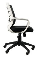 Fotel obrotowy KB-2022/SZ CZARNY - krzesło biurowe do biurka - TILT