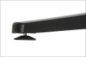 Stelaż do biurka stołu STL-01 z rozsuwaną belką - Czarny - z kanałem kablowym