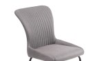 Halmar K341 krzesło popielate tkanina / stal malowana proszkowo
