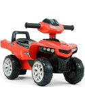 Milly Mally Pojazd Jeździk Monster Red Czerwony autko ogranicznik skrętu schowek kierownica interaktywna efekty świetlne