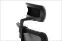 Fotel obrotowy RIVERTON M/H - różne kolory - czarny-szary - krzesło biurowe do biurka - TILT, ZAGŁÓWEK