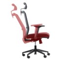 Fotel obrotowy RIVERTON M/H - różne kolory - szary-szary - krzesło biurowe do biurka - TILT, ZAGŁÓWEK