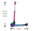Milly Mally Scooter Micmax Pink