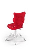 Entelo Petit Biały VS09 rozmiar 4 - DOBRE KRZESŁO dla kręgosłupa, ortopedyczne - fotel obrotowy do biurka