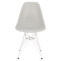 D2.DESIGN Krzesło P016 PP White light grey